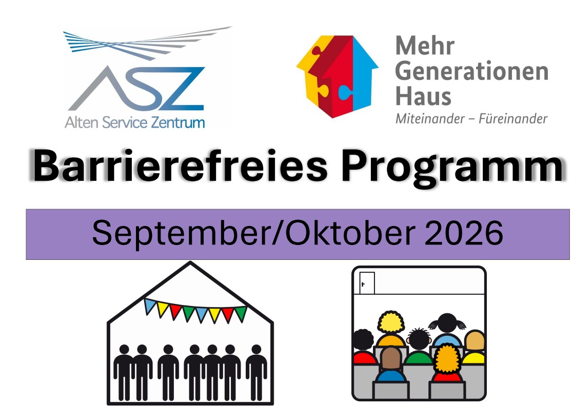 Barrierefreies Programm September/Oktober 2026